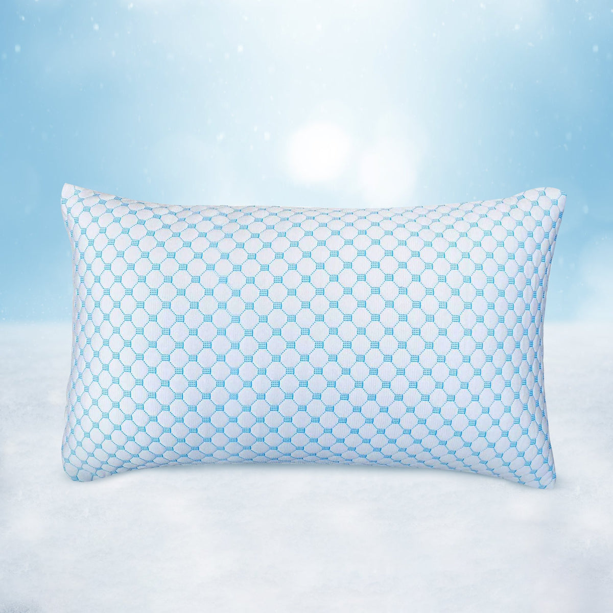 Bed Pillow Hexagon Cover | Cooling