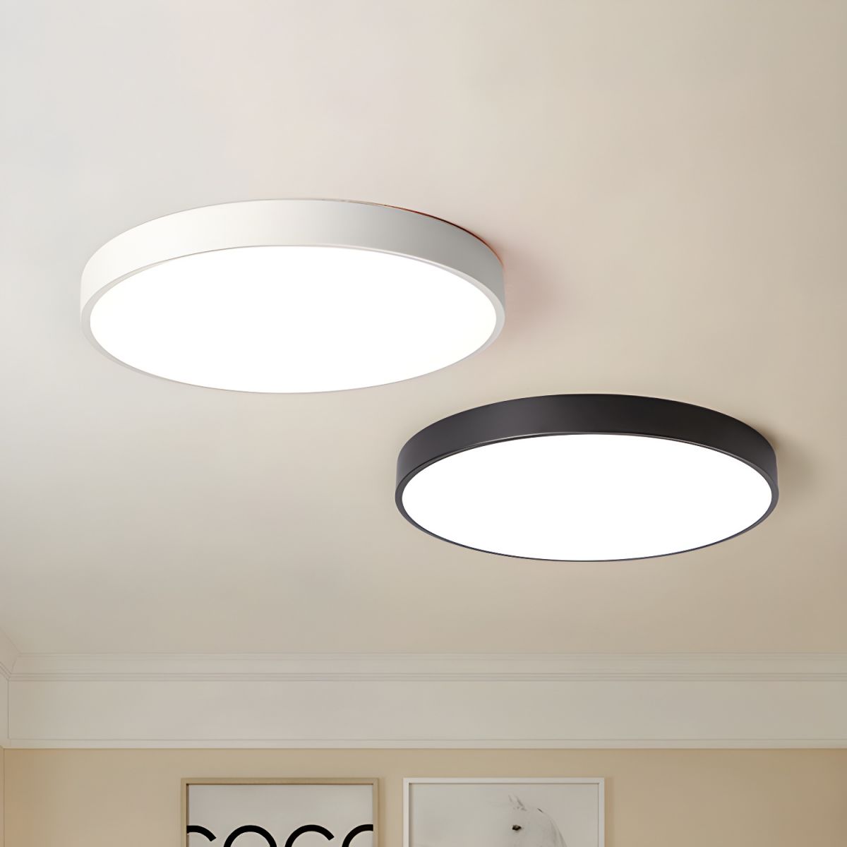 Ceiling Lights Modern Round LED Bedroom | Living Room