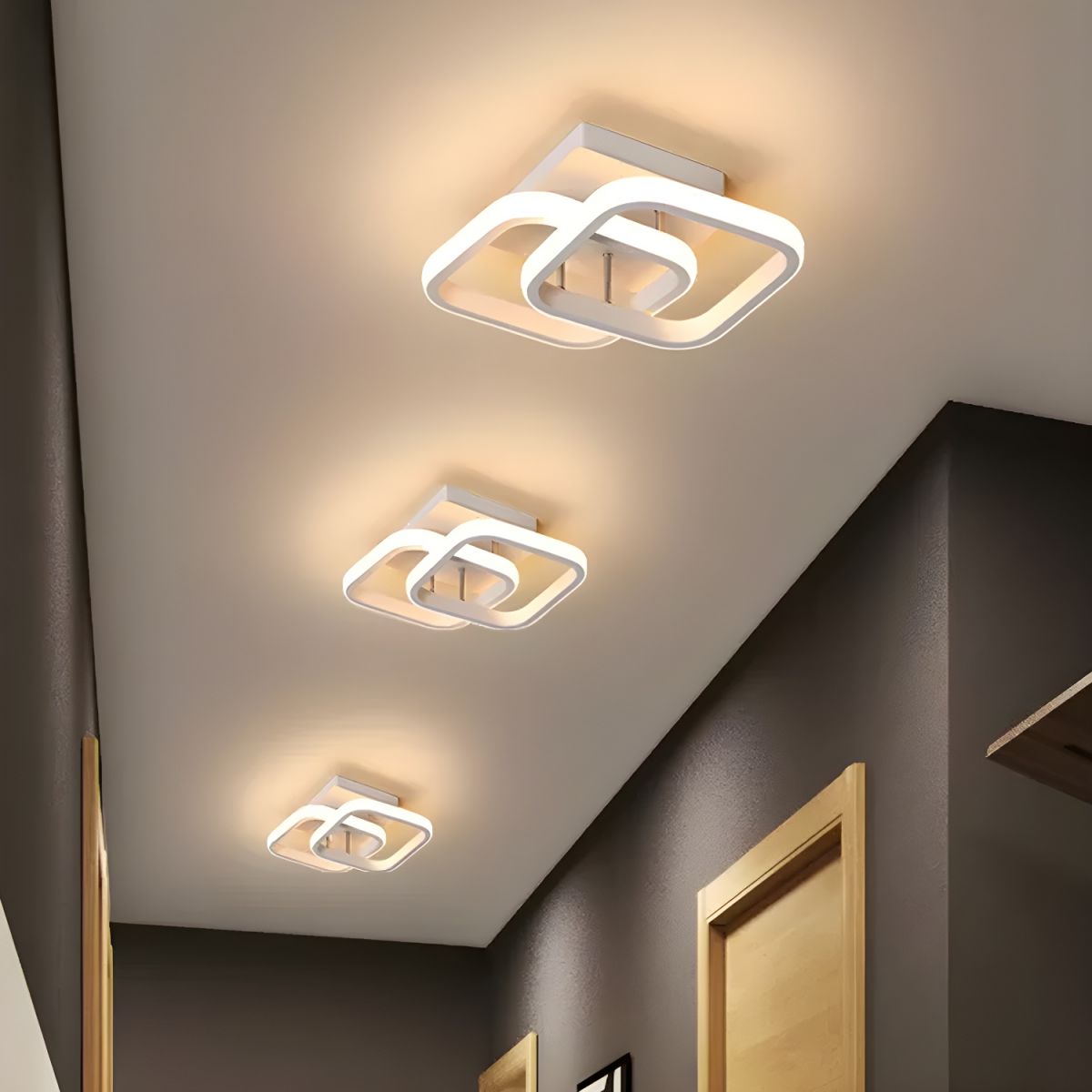 Ceiling Lights Modern Semi-Flush for Living Room | LED