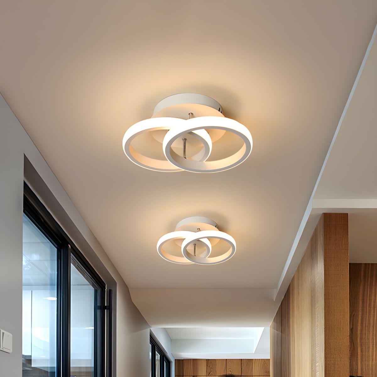 Ceiling Lights Modern Semi-Flush for Living Room | LED