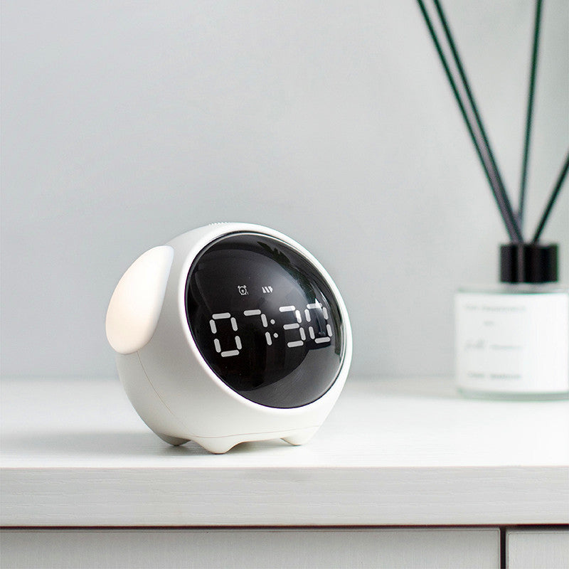 Digital Alarm Clock Modern Bedroom | Emoji Display
