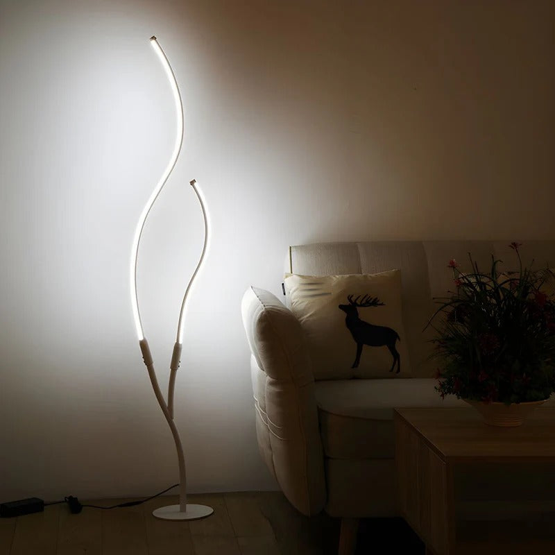 Floor Lamp LED Modern Living Room | Curved Design