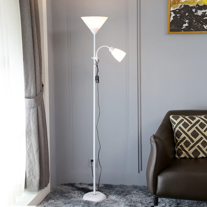 Floor Lamp Reading Light Living Room & Bedroom | Dual-Head