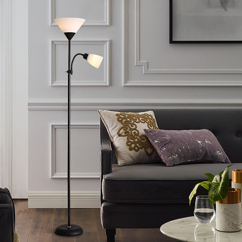 Floor Lamp Reading Light Living Room & Bedroom | Dual-Head