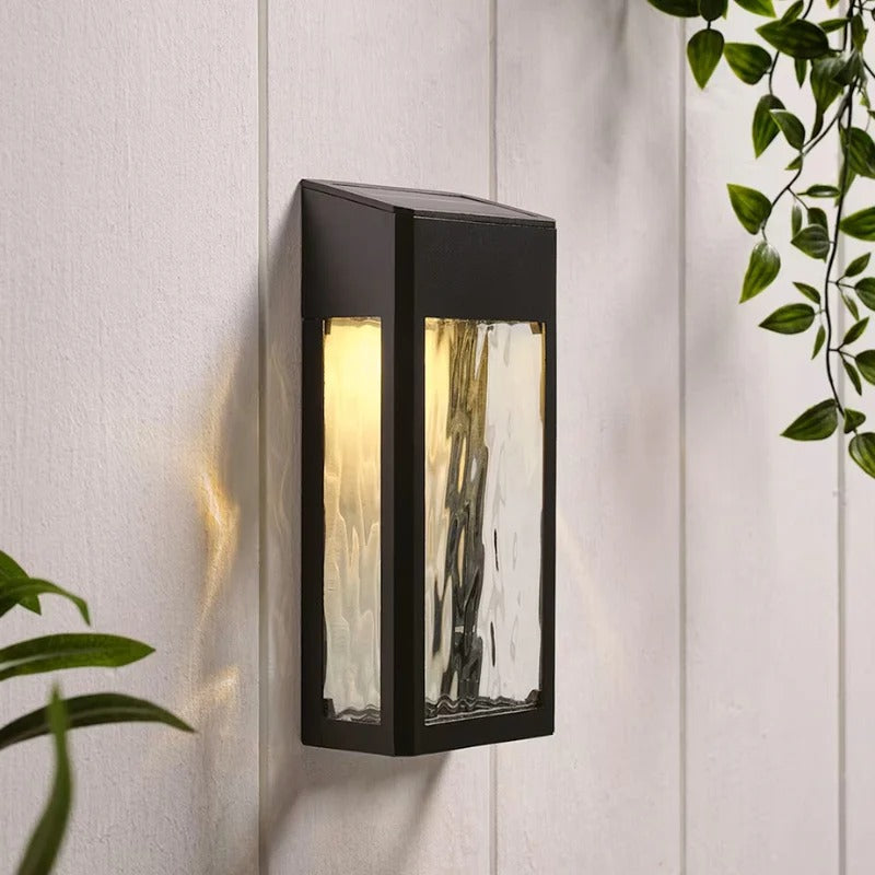 Outdoor Wall Lights Solar LED | Exterior Rechargeable