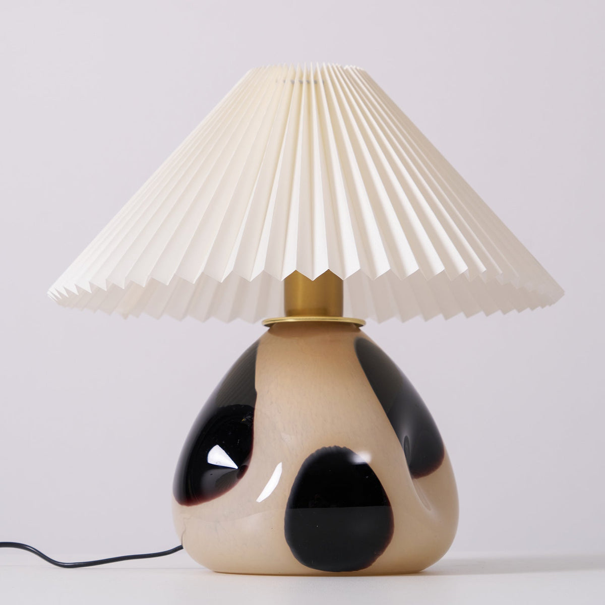 Bedside Lamps Pleated Shade Living Room | Retro
