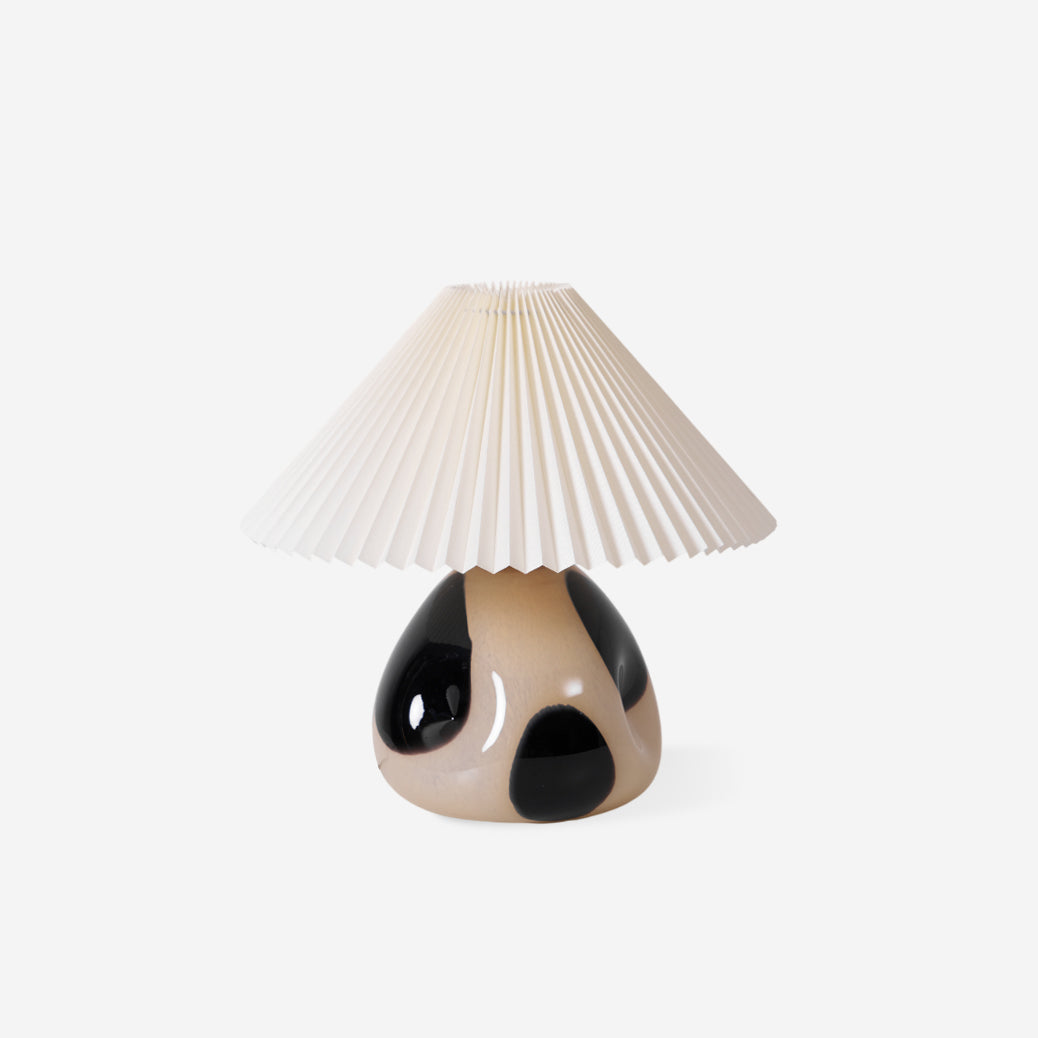 Bedside Lamps Pleated Shade Living Room | Retro