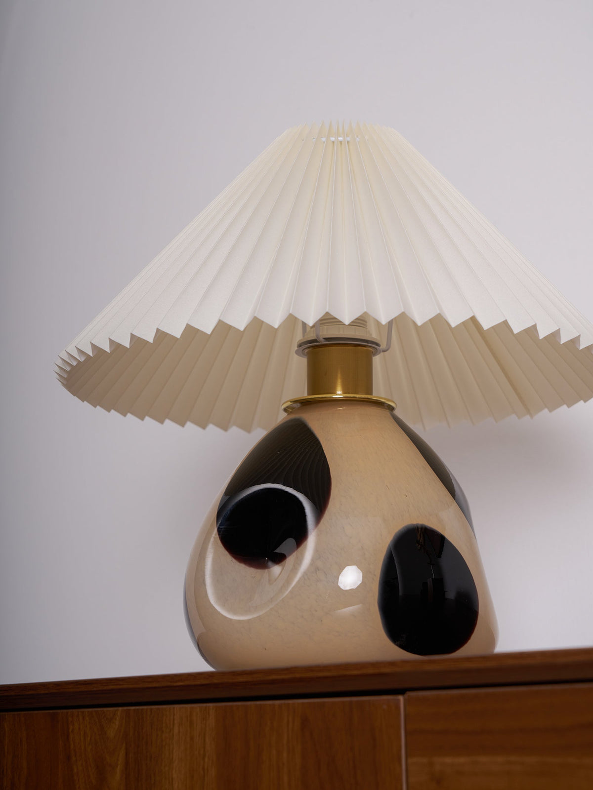 Bedside Lamps Pleated Shade Living Room | Retro