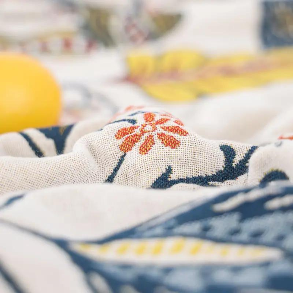 Blankets Floral Pattern Bed Throw | Large