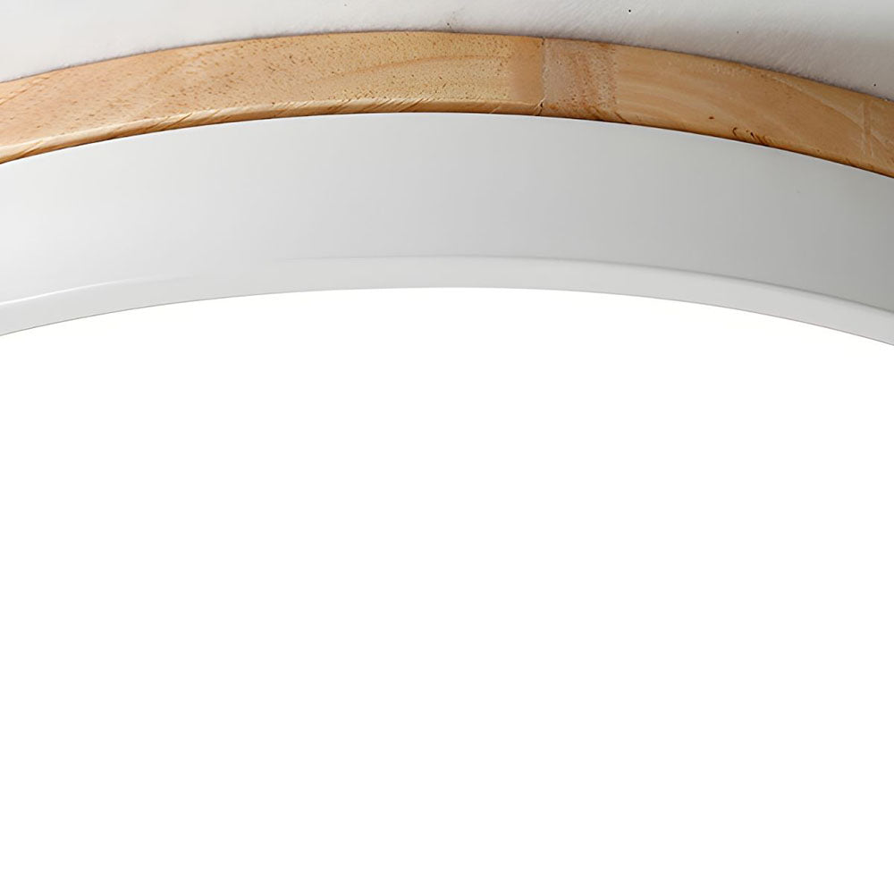Ceiling Light Modern Bedroom | LED Wooden Frame