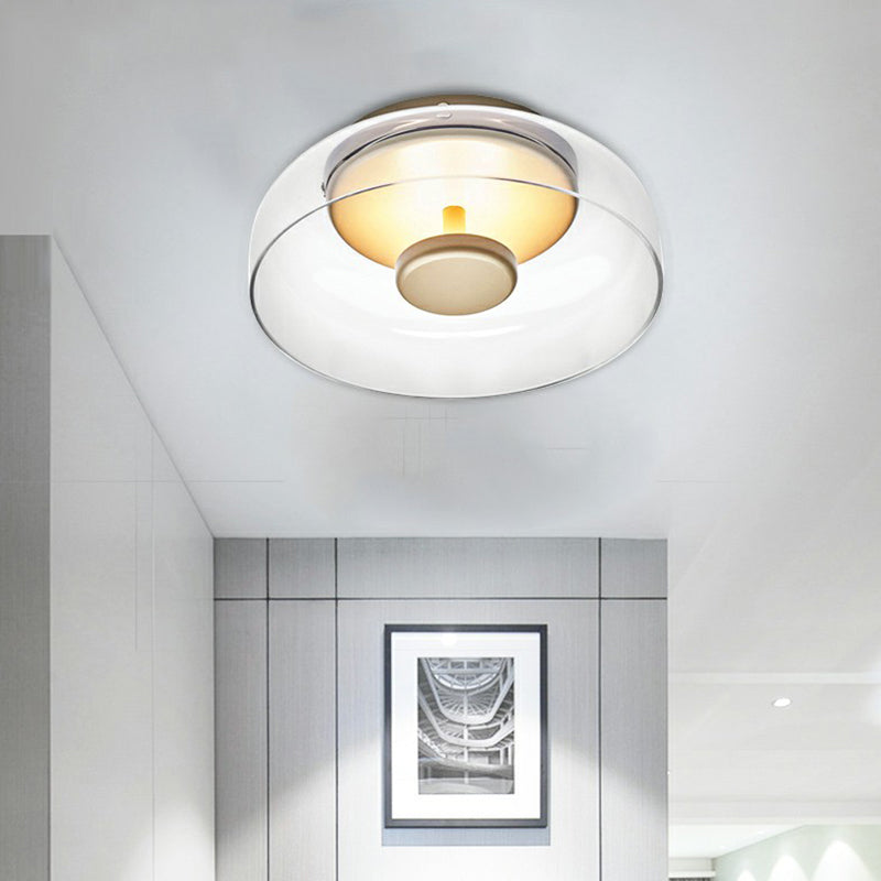 Ceiling Lights Modern Glass | LED Flush Mount