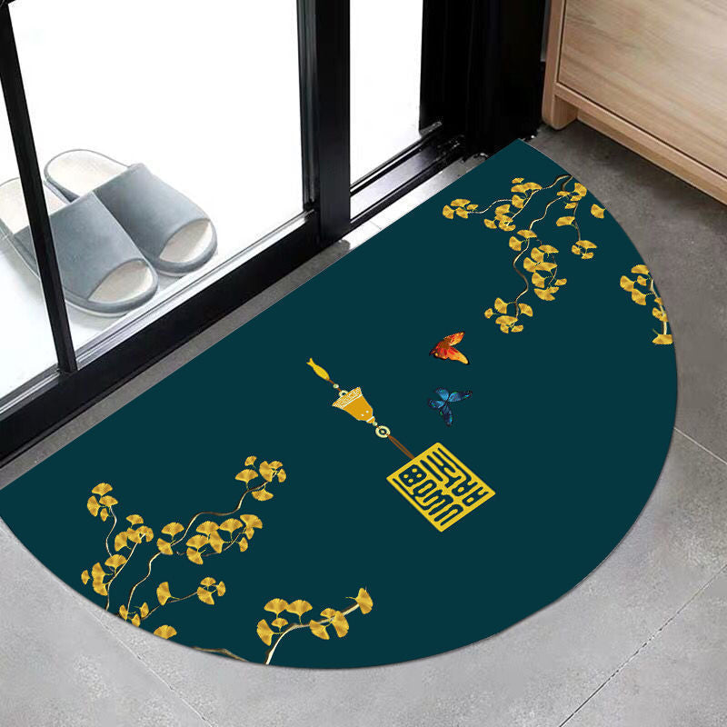 Decorative Washable Rugs Half Round | Artistic Design