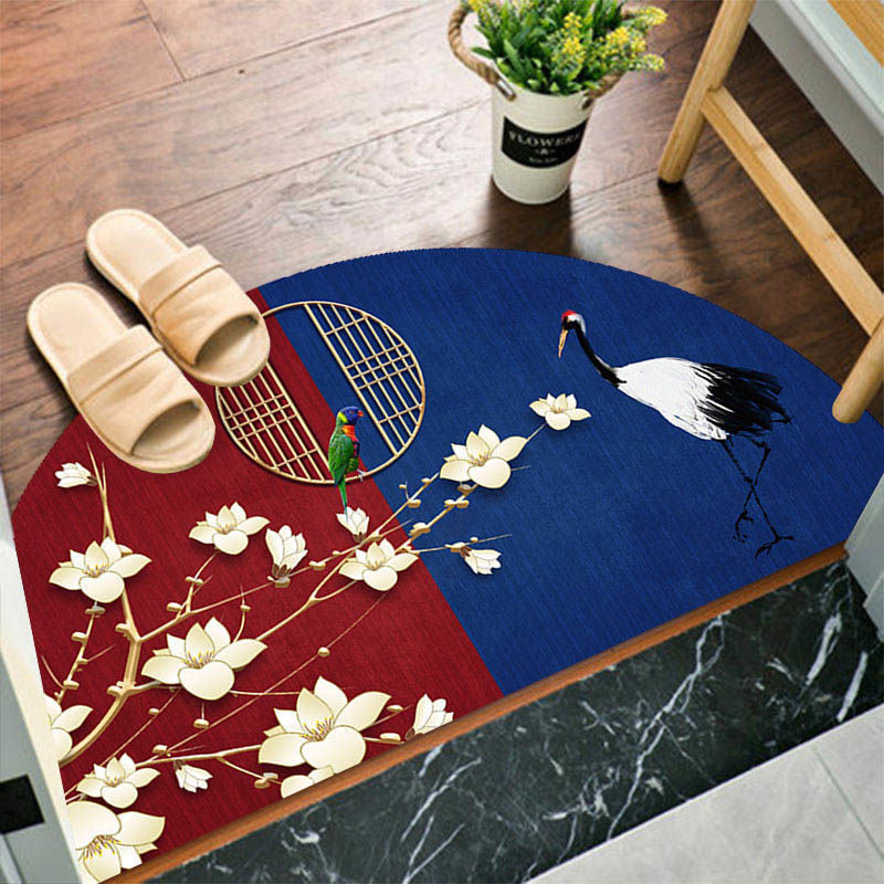 Decorative Washable Rugs Half Round | Artistic Design