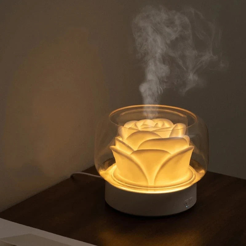 Diffuser Rose Design Bedroom | LED