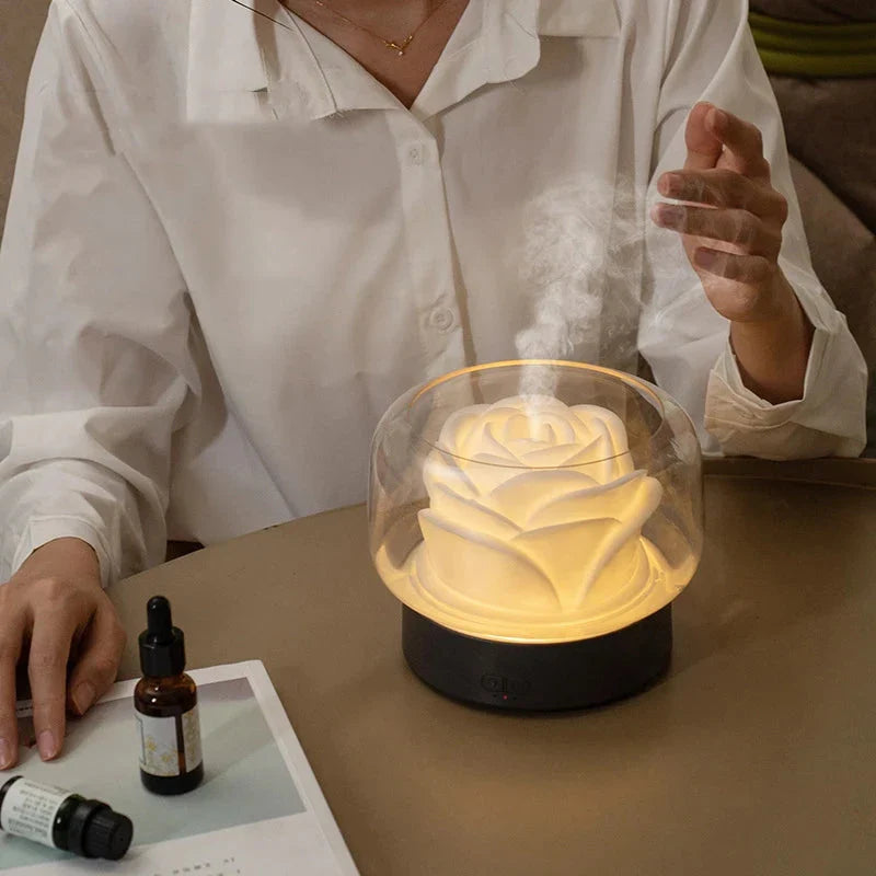 Diffuser Rose Design Bedroom | LED