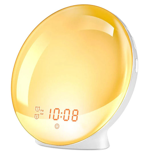 Digital Alarm Clock Sunrise Light | Wake-Up Lamp