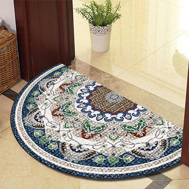Doormat Half Round Pattern Non Slip | Entryway