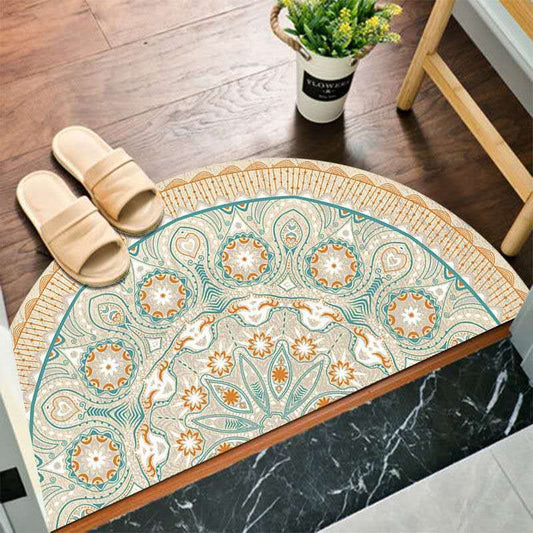 Doormat Outdoor Non Slip | Half Round Pattern