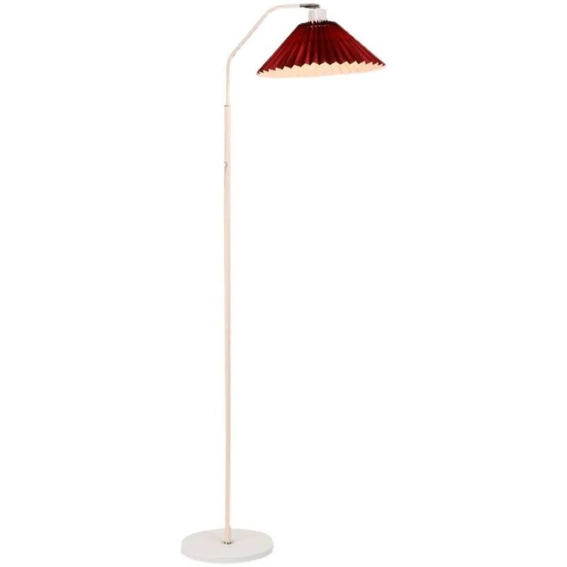 Floor Lamp Pleated Shade Living Room | Reading