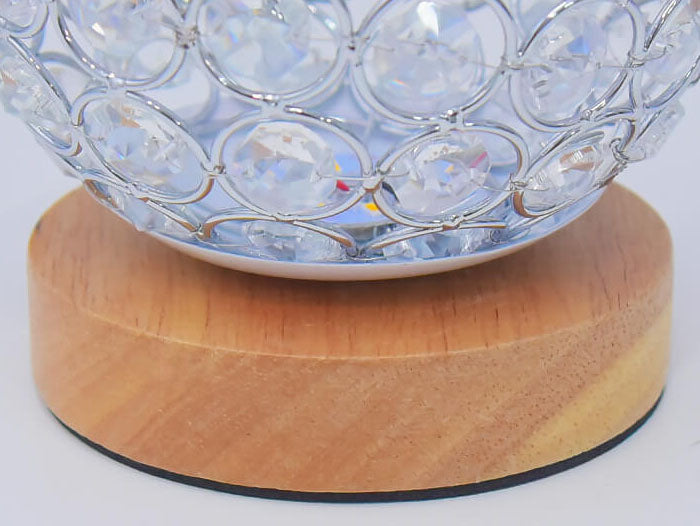 LED Rechargeable Lamp Bedside | Wooden Table Light