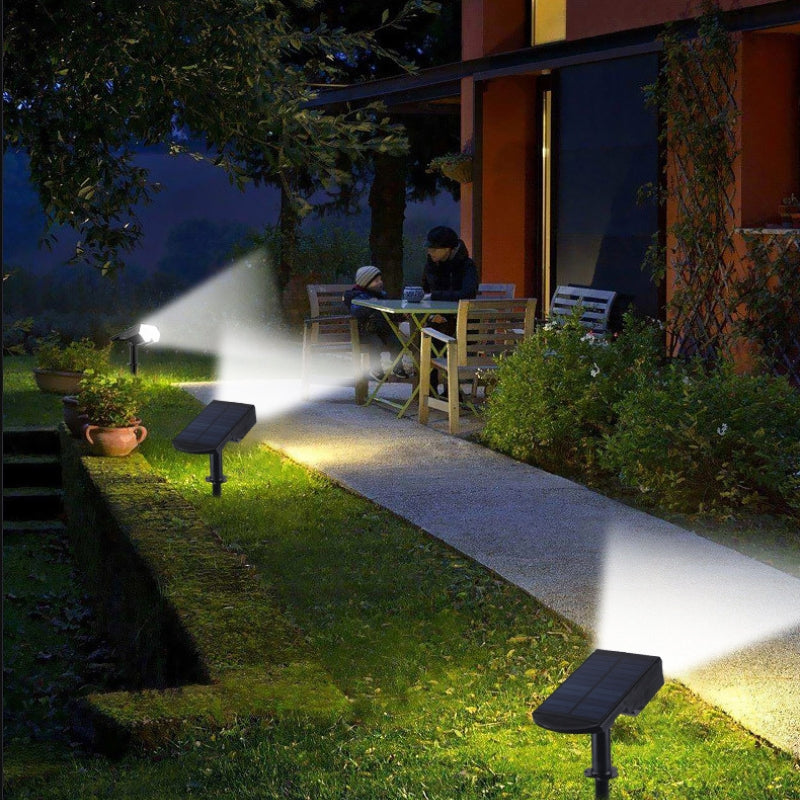 LED Solar Garden Spotlight With Stake | Outdoor Lights