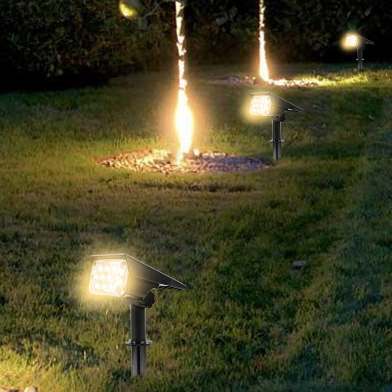 LED Solar Garden Spotlight With Stake | Outdoor Lights