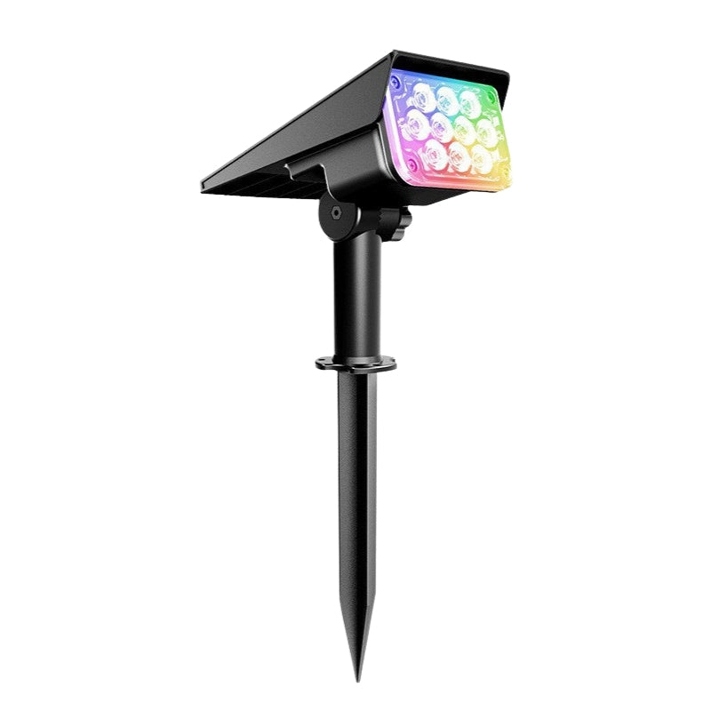 LED Solar Garden Spotlight With Stake | Outdoor Lights