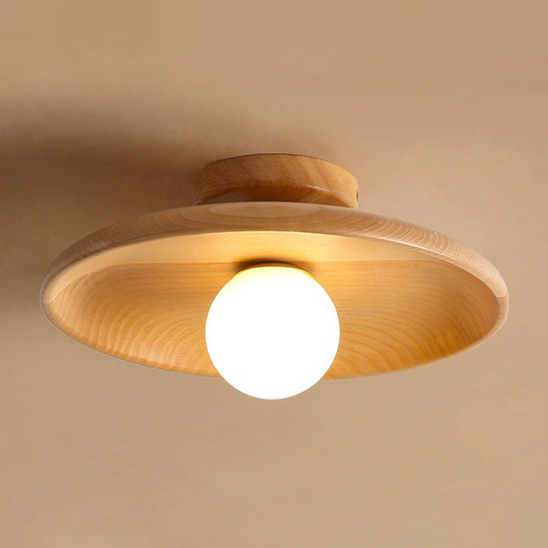 Modern Ceiling Light Wooden Fixture | Home Lighting