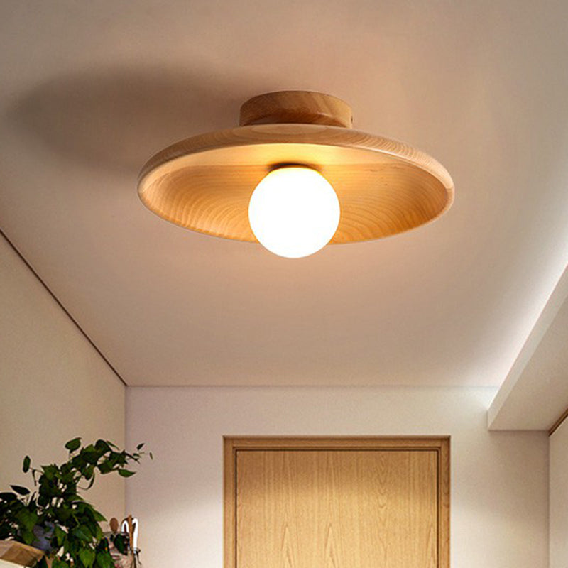 Modern Ceiling Light Wooden Fixture | Home Lighting