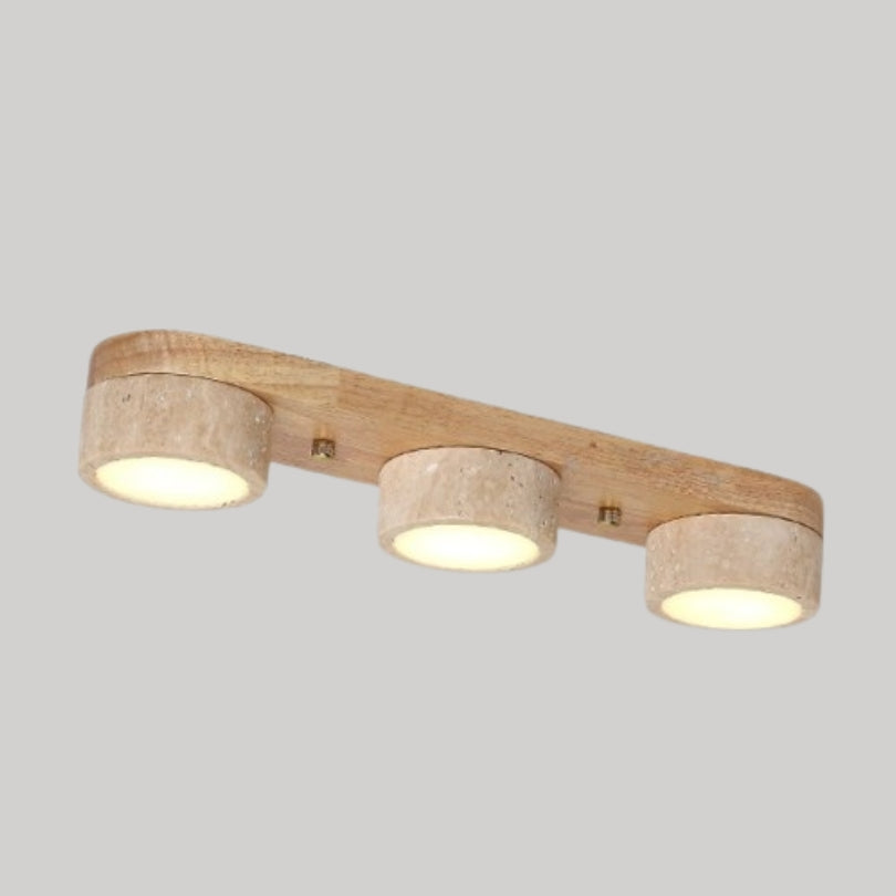 Modern Kitchen Lights 3 Way LED Spotlight | Wooden