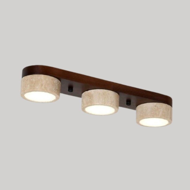 Modern Kitchen Lights 3 Way LED Spotlight | Wooden