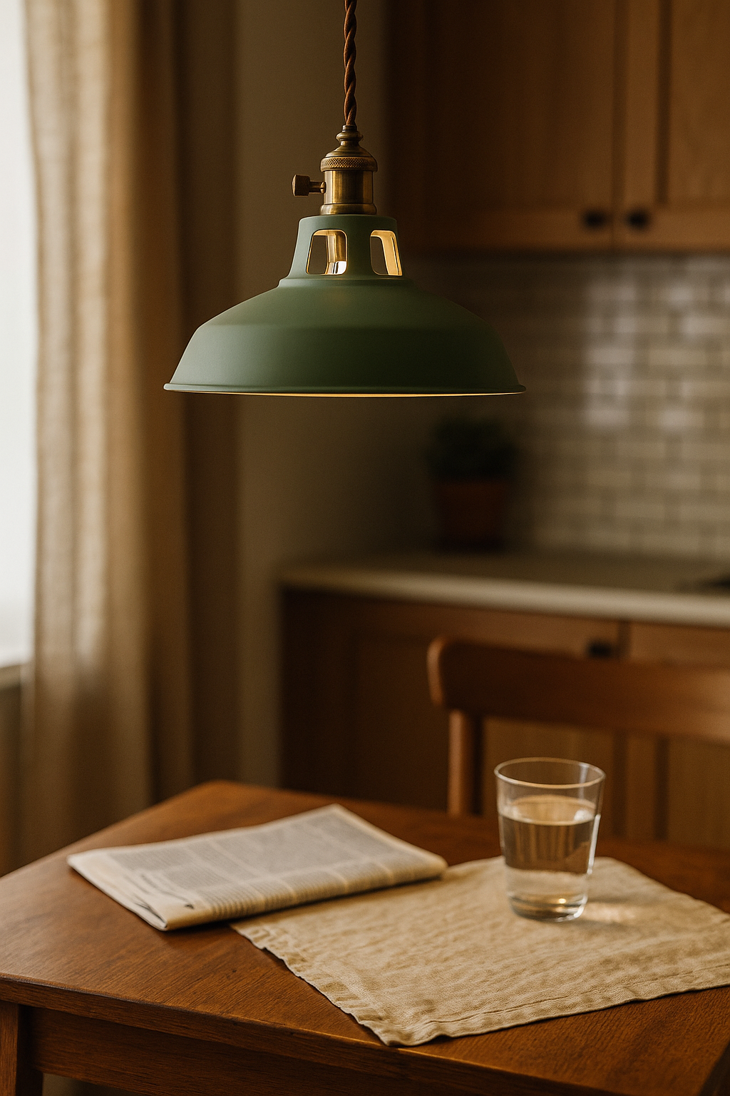 Pendant Light Dome Shade Kitchen | Vintage Style
