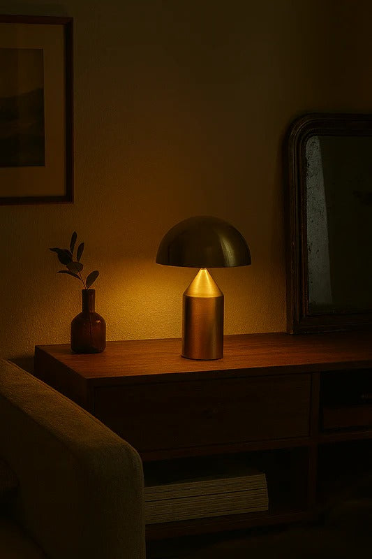 Table Lamp Dome Shade Bedroom | LED
