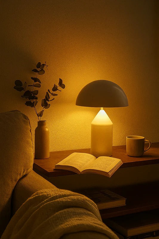 Table Lamp Dome Shade Bedroom | LED