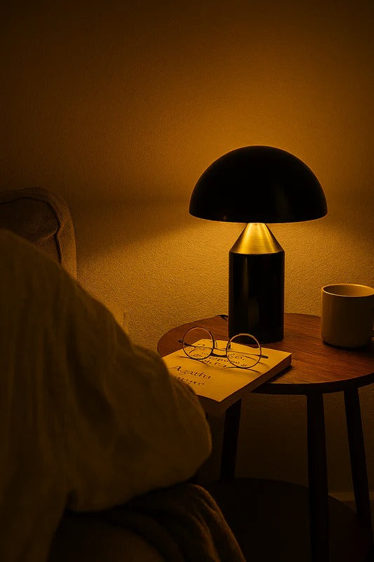 Table Lamp Dome Shade Bedroom | LED