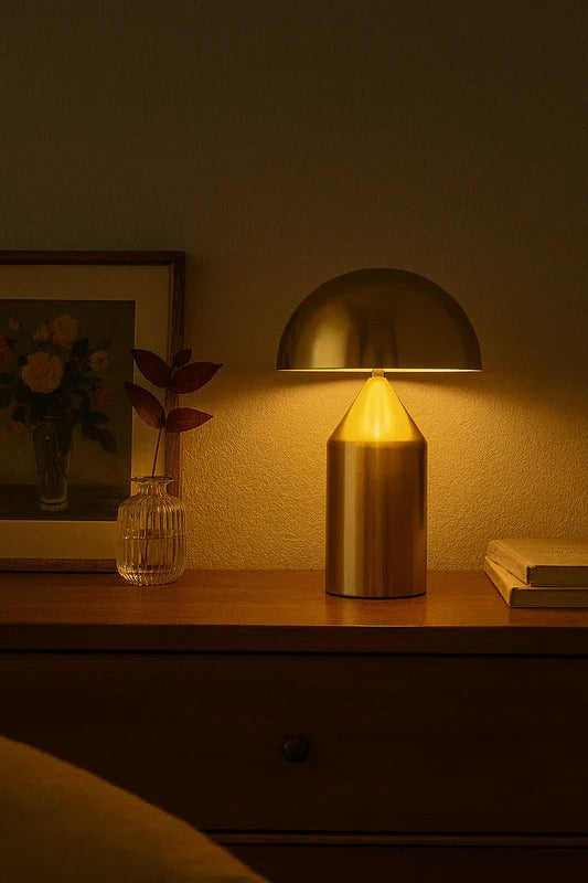 Table Lamp Dome Shade Bedroom | LED