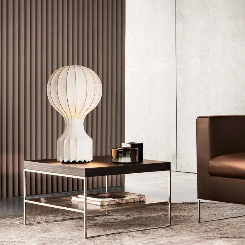 Table Lamps Modern Balloon Shape | Pleated Shade