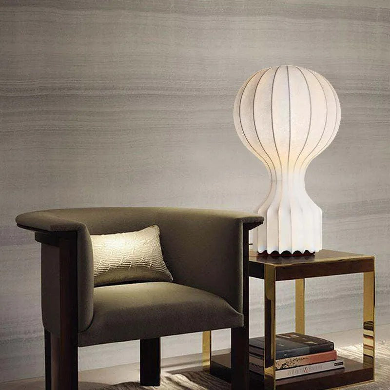 Table Lamps Modern Balloon Shape | Pleated Shade