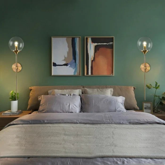 Wall Lights Bedroom Glass | Modern