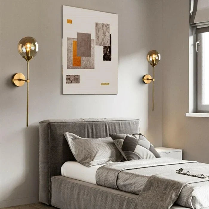 Wall Lights Bedroom Glass | Modern