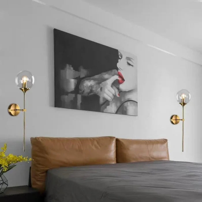 Wall Lights Bedroom Glass | Modern