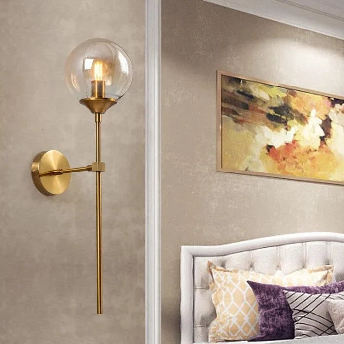 Wall Lights Bedroom Glass | Modern