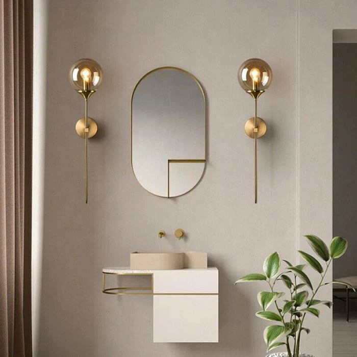 Wall Lights Bedroom Glass | Modern