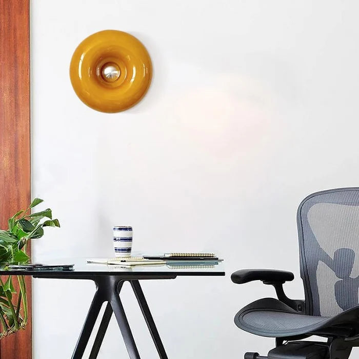 Wall Lights Modern Donut Style | LED Touch