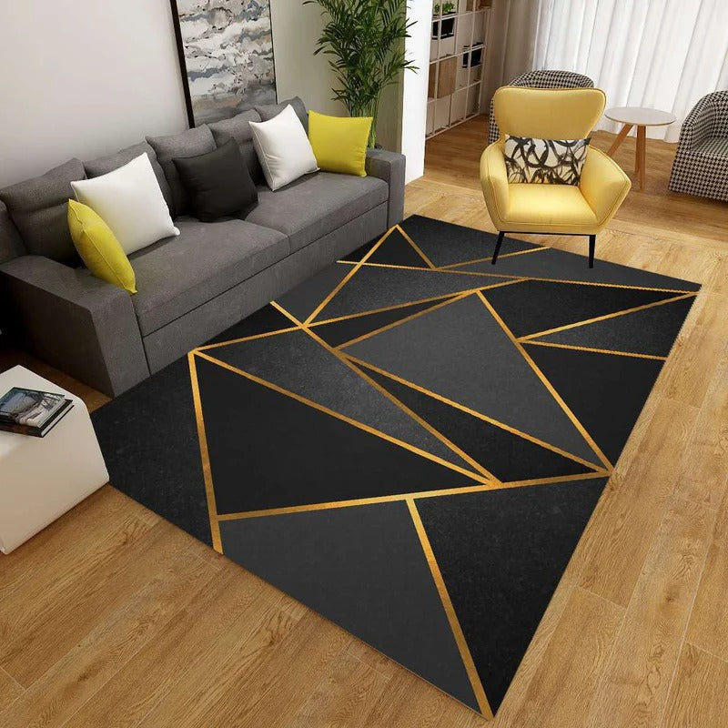 Washable Carpet Modern Living Room | Large